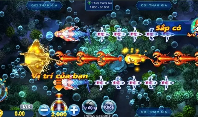Giao diện chơi Bắn Cá Royal Fishing tại Goal123
